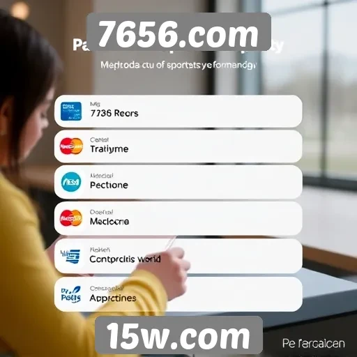 Revisão dos métodos de pagamento disponíveis no site
