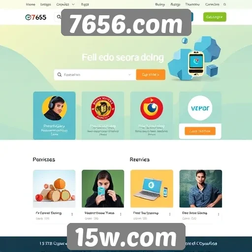 Interface do usuário no 7656.com é intuitiva